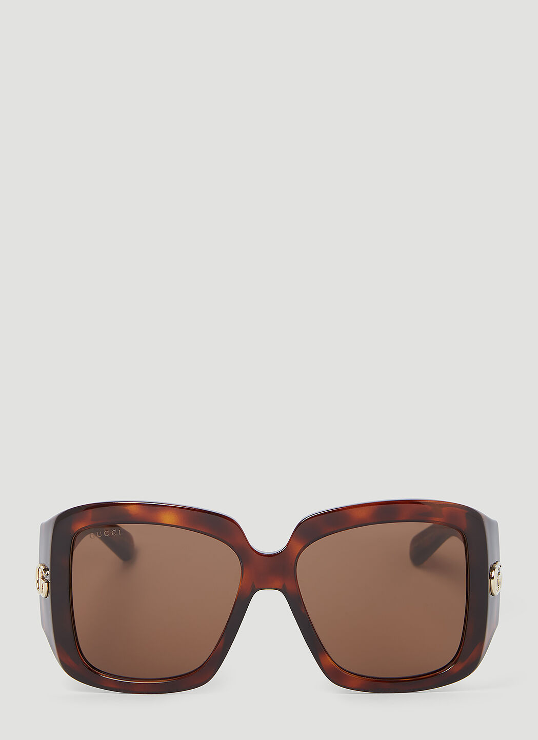 Gucci Brown Shaded Square Ladies Sunglasses - Walmart.com